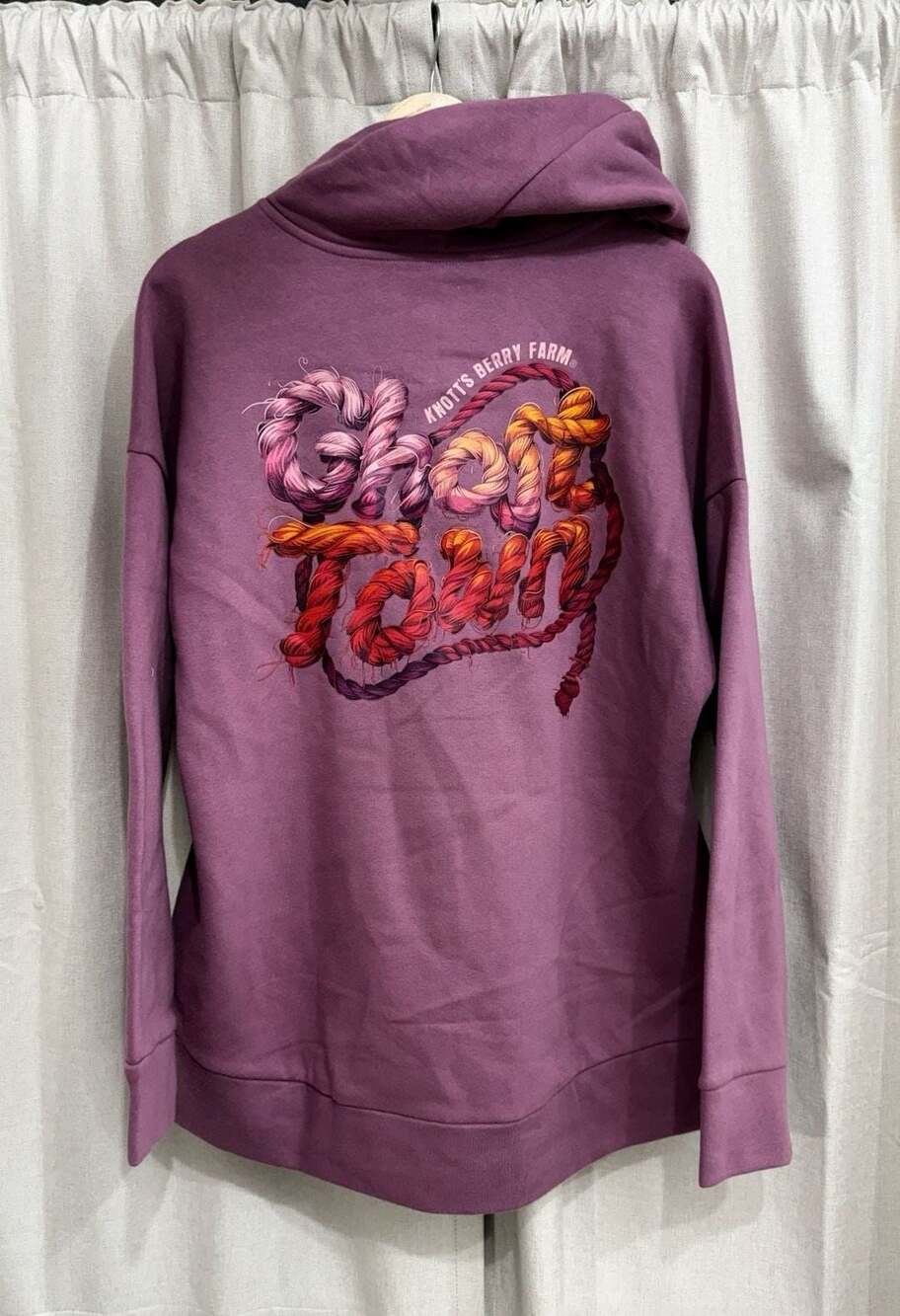Knott's Berry Farm Ghost Town Purple Full-Zip Hoodie